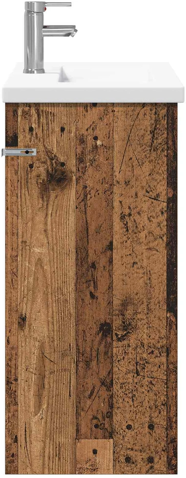 Vonios baldų rinkinys Sendintos medienos 81 x 40 x 84,5 cm
