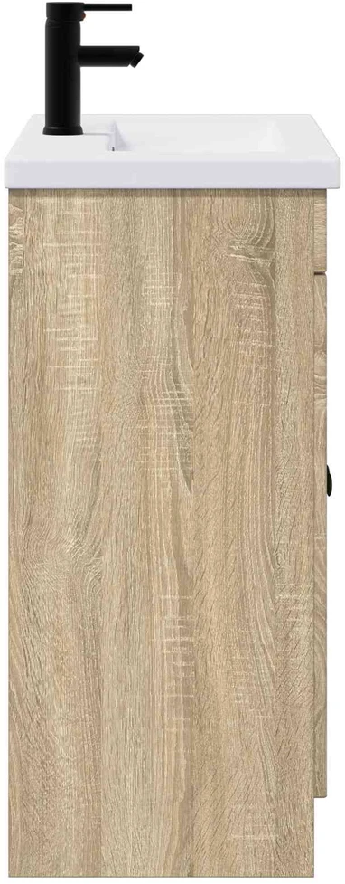 Vonios baldų rinkinys Sonoma ąžuolas 56 x 37,5 x 81 cm