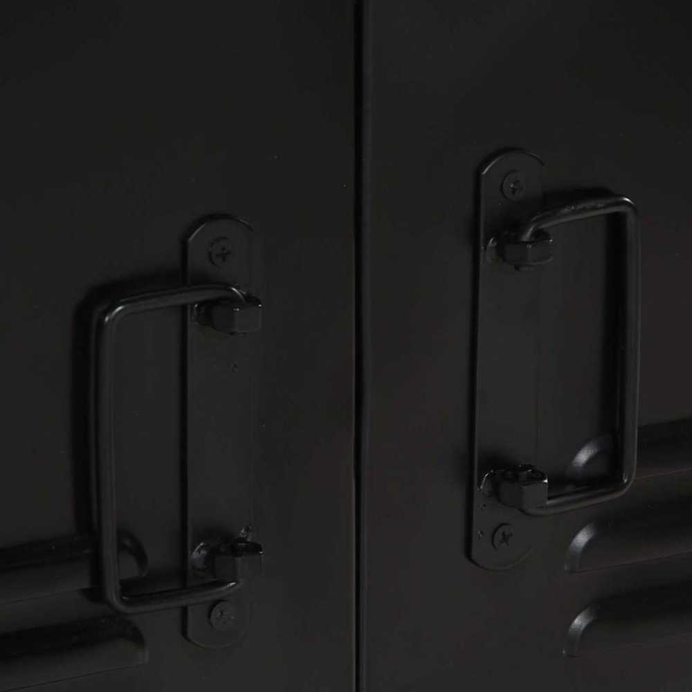 Vonios baldų rinkinys 4 vnt. Ruda ir juoda Kietas mango medis