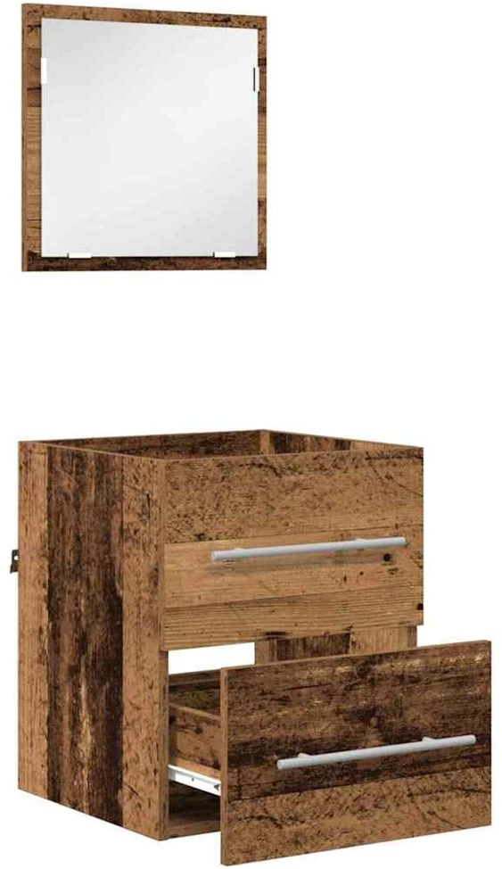 Vonios baldų rinkinys su stalčių Ruda 41 x 38,5 x 48 cm