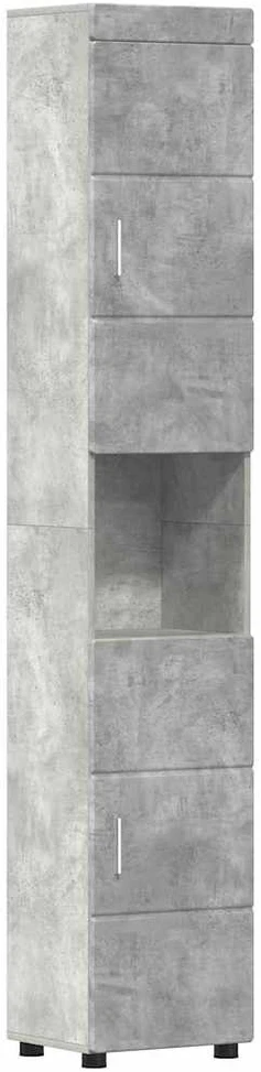 Vonios baldų rinkinys TULUM 5 vnt. Betono pilka 60 x 34 x 63 cm