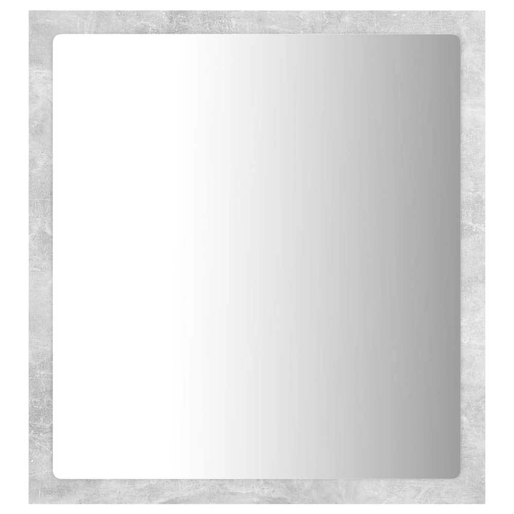 Vonios kambario LED veidrodis, betono, 40x8,5x37cm, akrilas