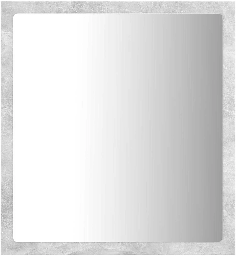 Vonios kambario LED veidrodis, betono, 40x8,5x37cm, akrilas