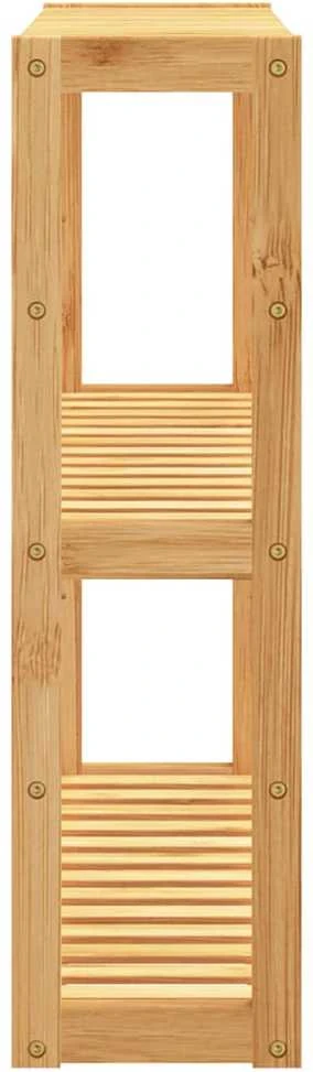 Vonios kambario lentyna, 3 aukštų, 60x15x54cm, bambukas