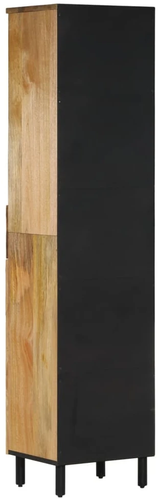 Vonios kambario spintelė, 38x33x160cm, mango medienos masyvas