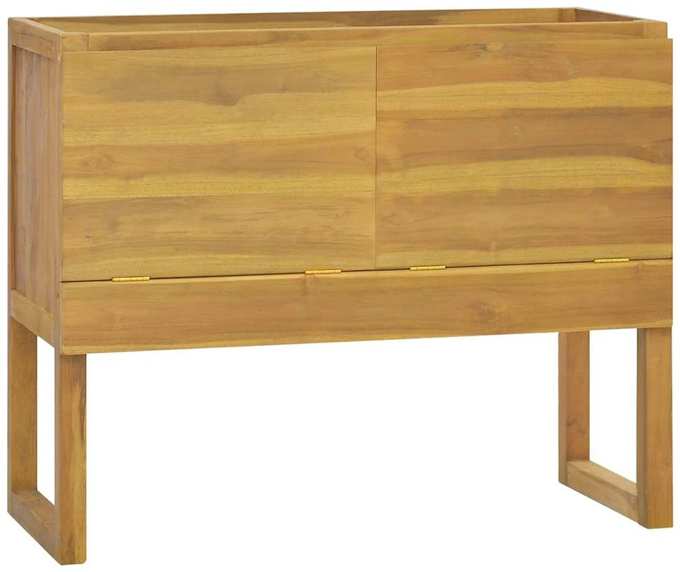 Vonios kambario spintelė, 90x40x75,5cm, tikmedžio masyvas