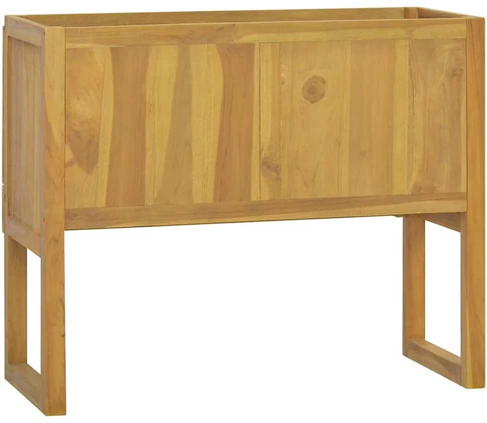 Vonios kambario spintelė, 90x40x75,5cm, tikmedžio masyvas