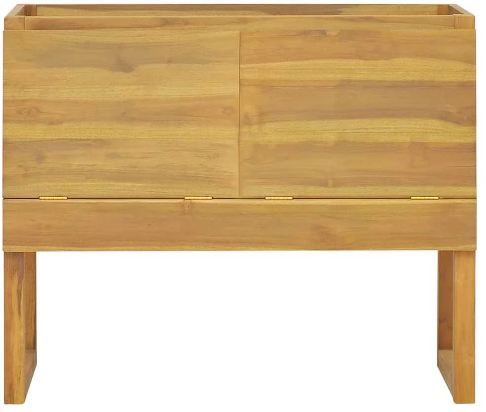 Vonios kambario spintelė, 90x40x75,5cm, tikmedžio masyvas