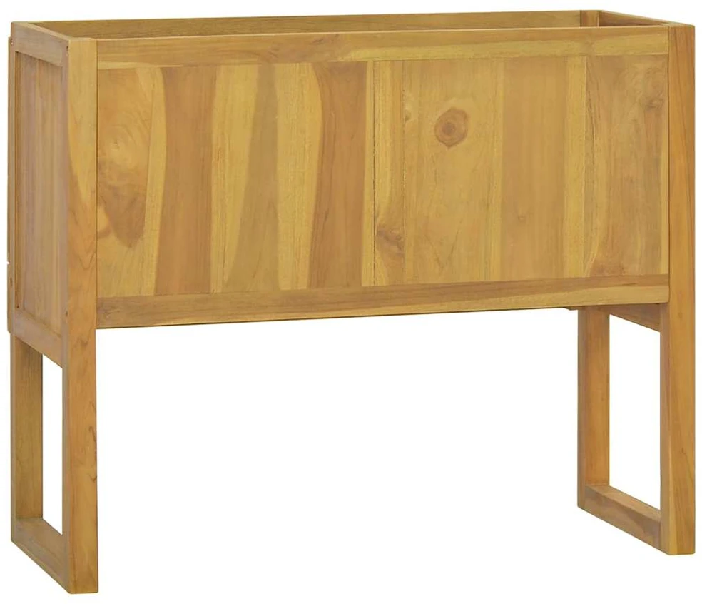 Vonios kambario spintelė, 90x40x75,5cm, tikmedžio masyvas