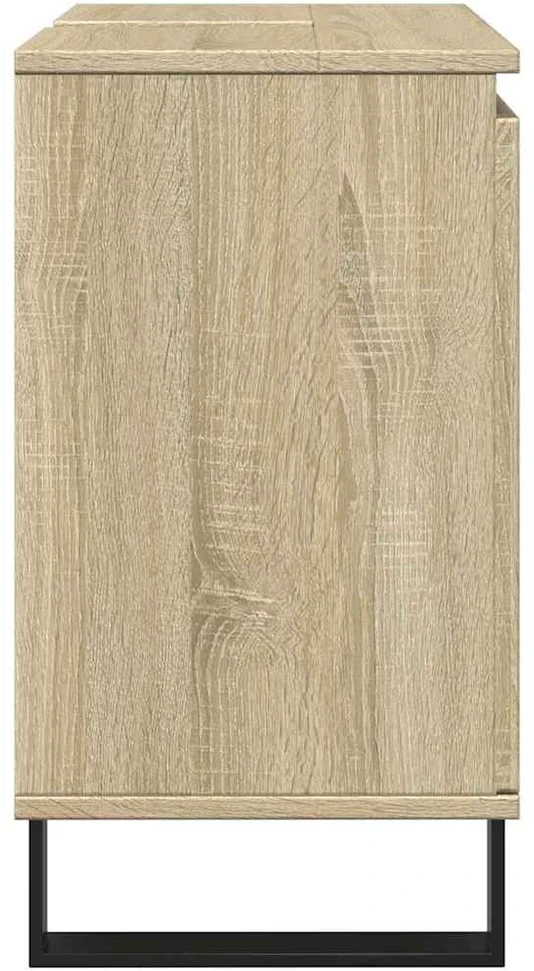 Vonios kambario spintelė, ąžuolo, 58x33x60cm, apdirbta mediena
