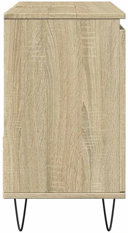 Vonios kambario spintelė, ąžuolo, 65x33x60cm, apdirbta mediena