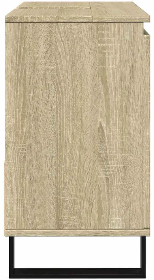 Vonios kambario spintelė, ąžuolo, 65x33x60cm, apdirbta mediena