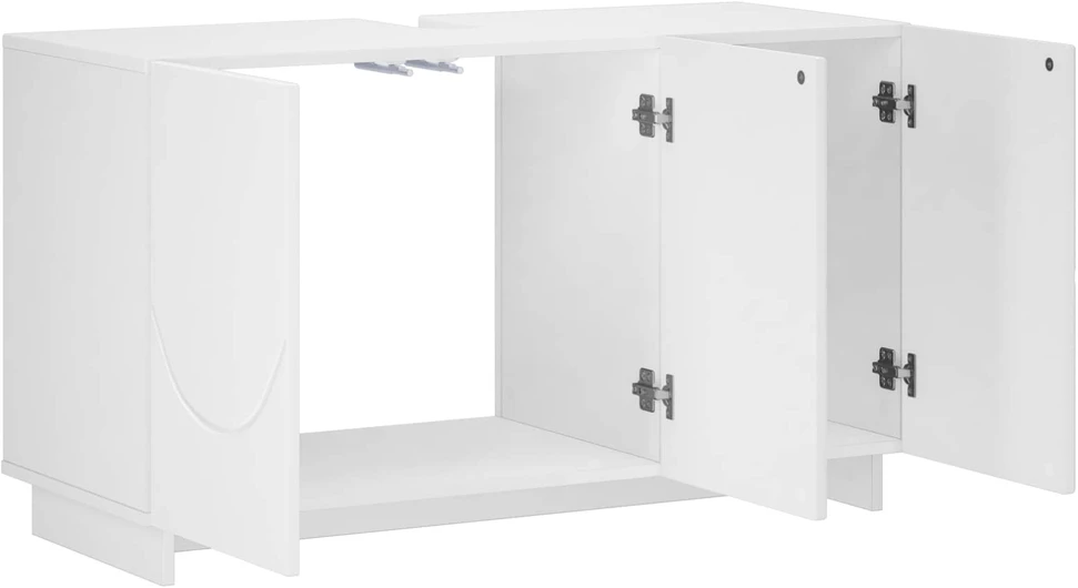 Vonios kambario spintelė Balta 101 x 41 x 58 cm