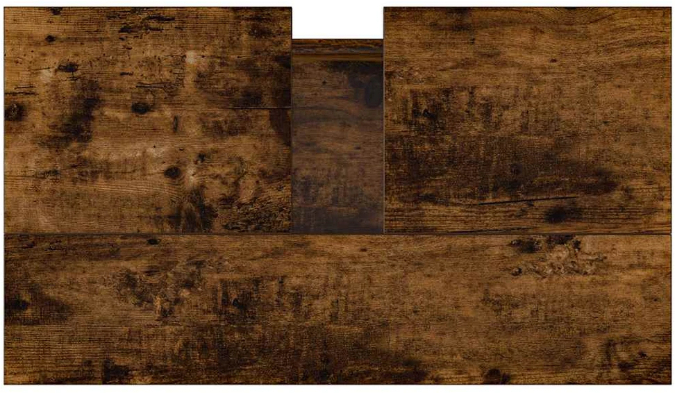 Vonios kambario spintelė, balta, 58x33x60cm, mediena, blizgi
