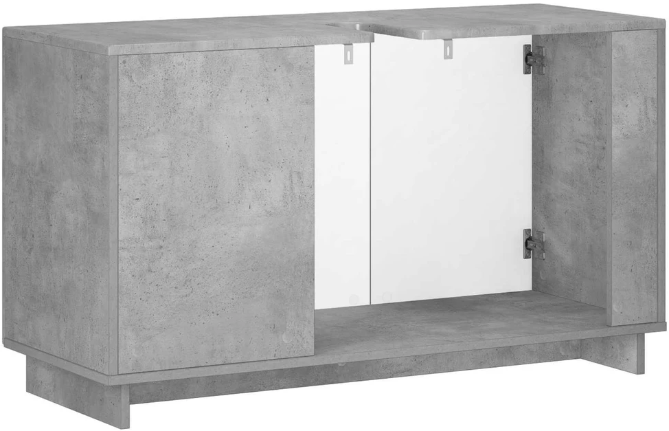 Vonios kambario spintelė Betono pilka 101 x 41 x 58 cm