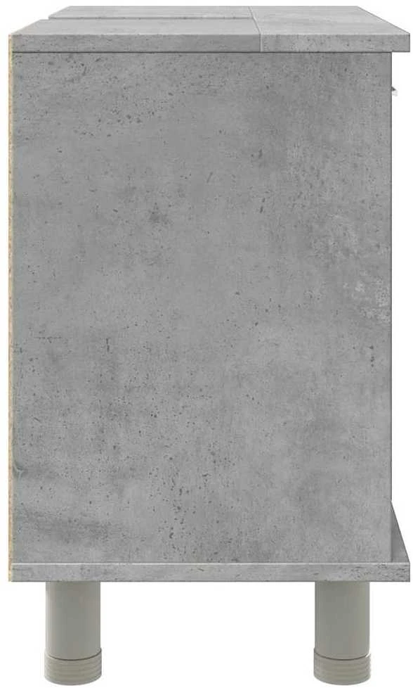 Vonios kambario spintelė, betono pilka, 60x32x53,5cm, MDP