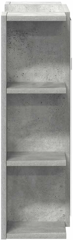 Vonios kambario spintelė, betono pilka, 80x20,5x64cm, MDP