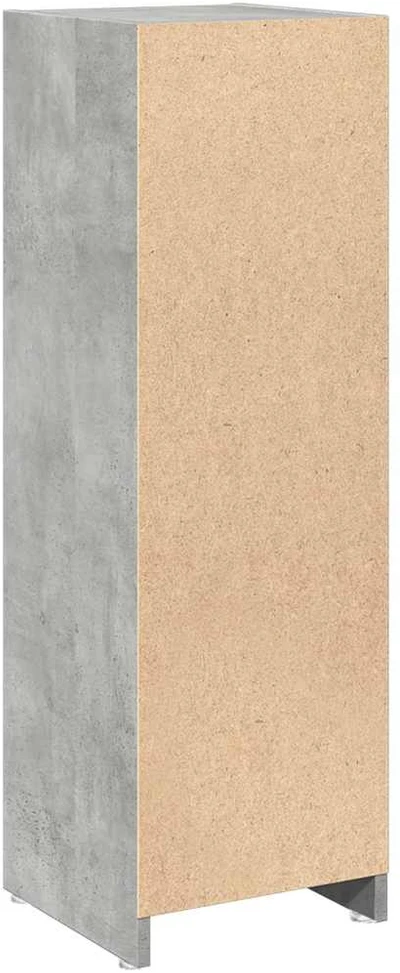 Vonios kambario spintelė, betono pilka, 30x30x95cm, MDP