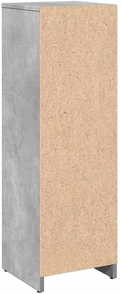 Vonios kambario spintelė, betono pilka, 30x30x95cm, MDP