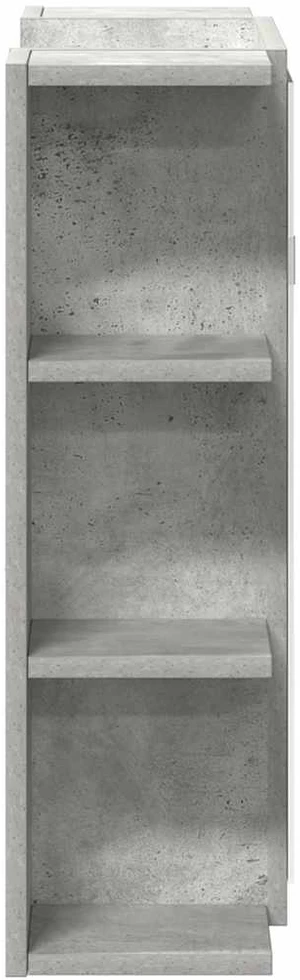 Vonios kambario spintelė, betono pilka, 80x20,5x64cm, MDP