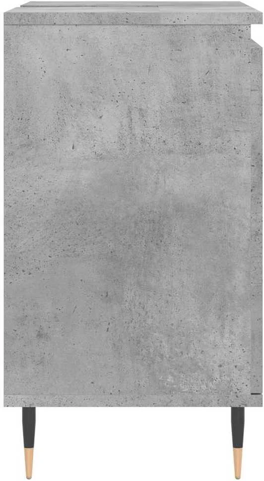 Vonios kambario spintelė, betono pilka, 58x33x60cm, mediena