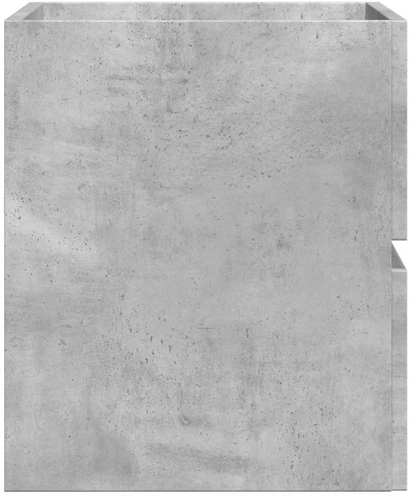Vonios kambario spintelė, betono pilka, 60x38,5x45cm, mediena