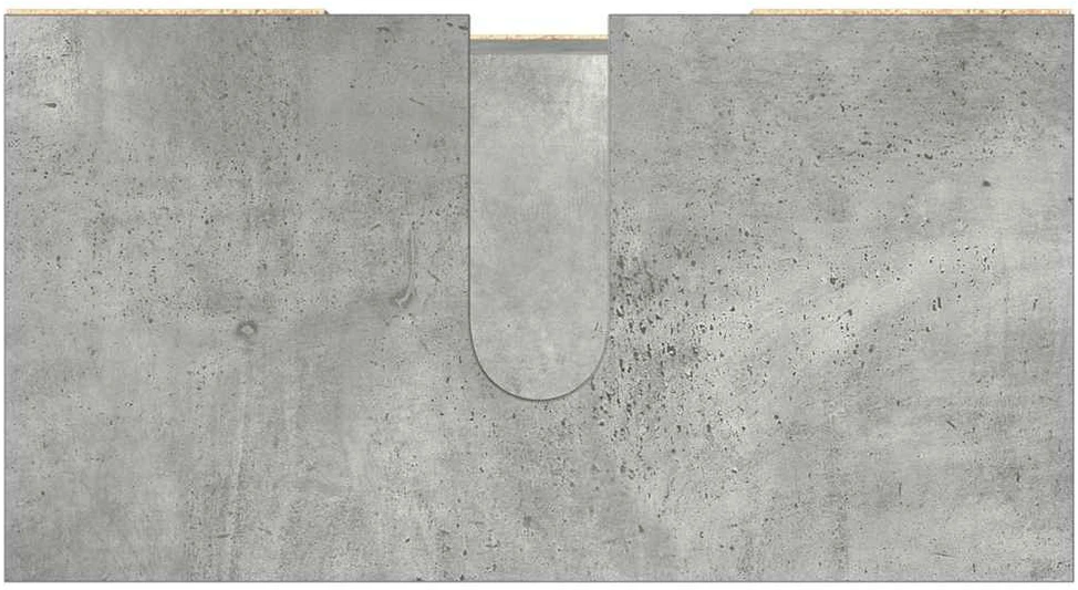 Vonios kambario spintelė, betono pilka, 60x32x53,5cm, MDP