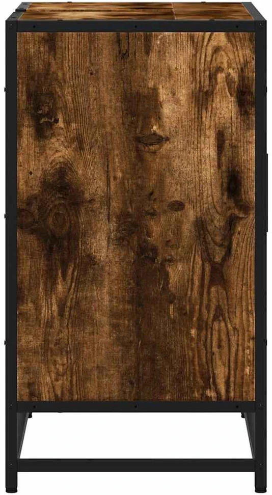 Vonios kambario spintelė, dūminio, 65x33x60 cm, mediena
