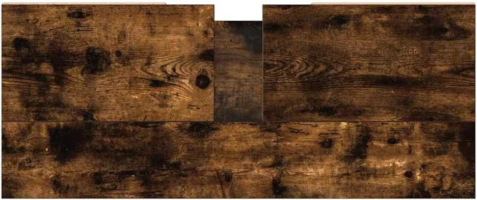Vonios kambario spintelė, dūminio ąžuolo, 80x33x60cm, mediena