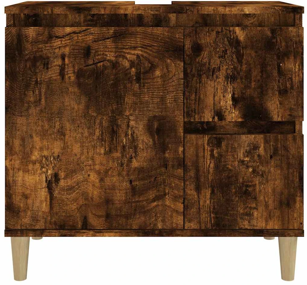 Vonios kambario spintelė, dūminio ąžuolo, 65x33x60cm, mediena