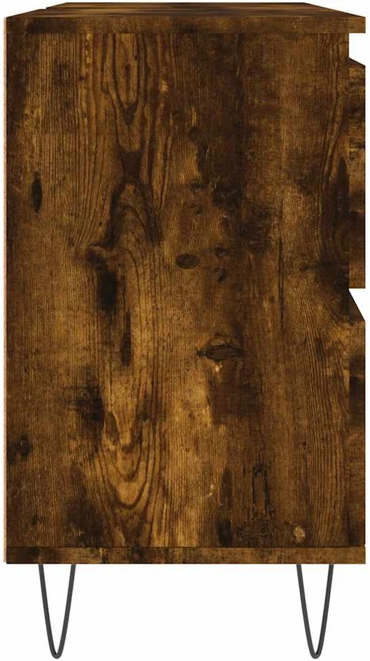 Vonios kambario spintelė, dūminio ąžuolo, 80x33x60cm, mediena