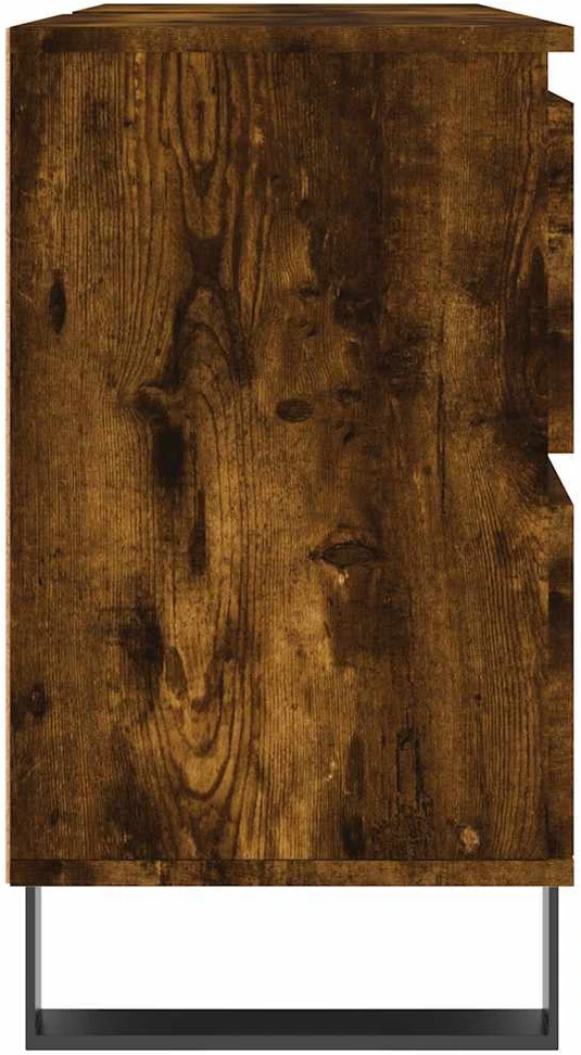 Vonios kambario spintelė, dūminio ąžuolo, 80x33x60cm, mediena