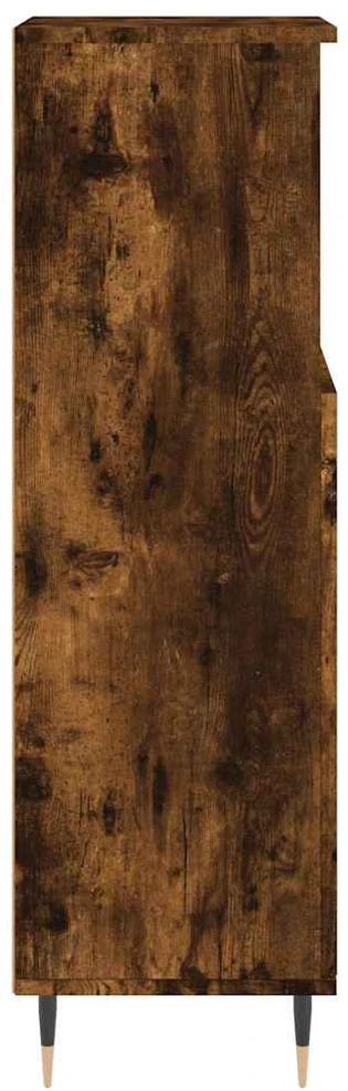 Vonios kambario spintelė, dūminio ąžuolo, 30x30x100cm, mediena