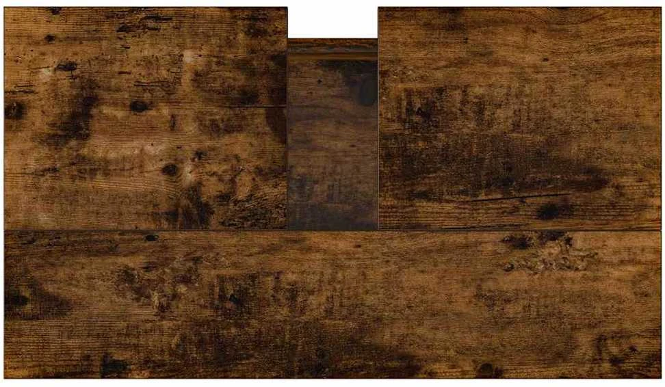 Vonios kambario spintelė, dūminio ąžuolo, 58x33x60cm, mediena
