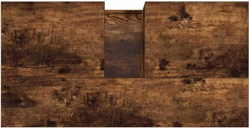 Vonios kambario spintelė, dūminio ąžuolo, 65x33x60cm, mediena