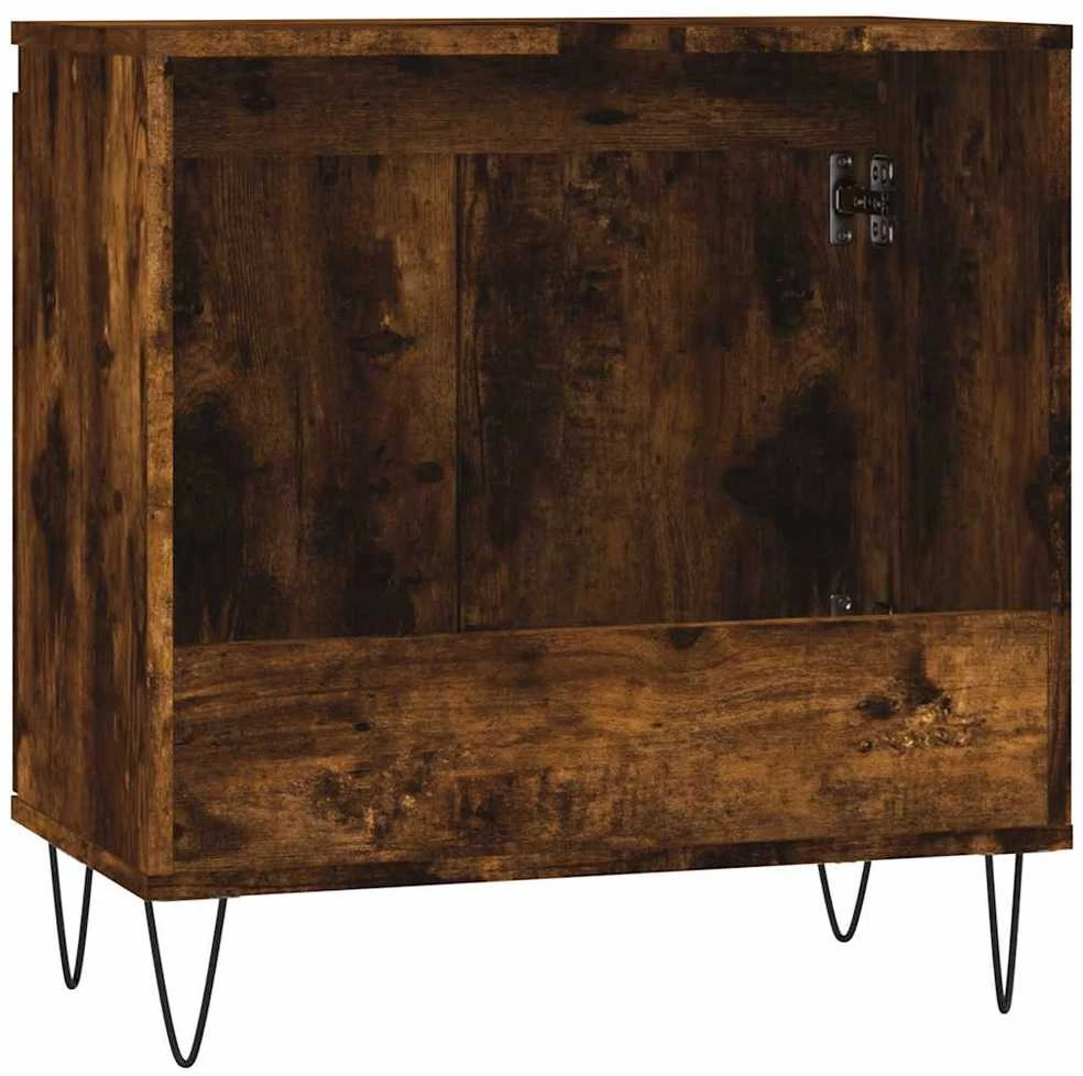 Vonios kambario spintelė, dūminio ąžuolo, 58x33x60cm, mediena