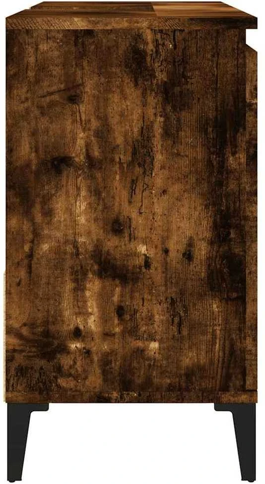 Vonios kambario spintelė, dūminio ąžuolo, 65x33x60cm, mediena