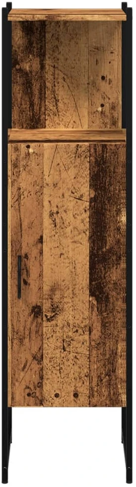 Vonios kambario spintelė, medienos, 33x33x120,5cm, mediena