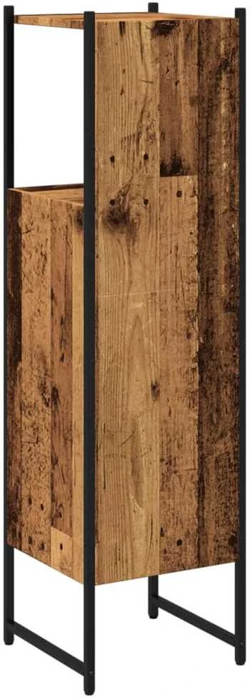 Vonios kambario spintelė, medienos, 33x33x120,5cm, mediena