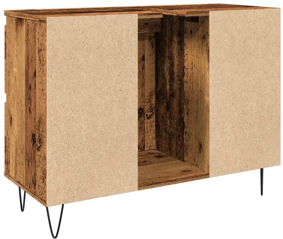 Vonios kambario spintelė, medienos, 80x33x60cm, mediena