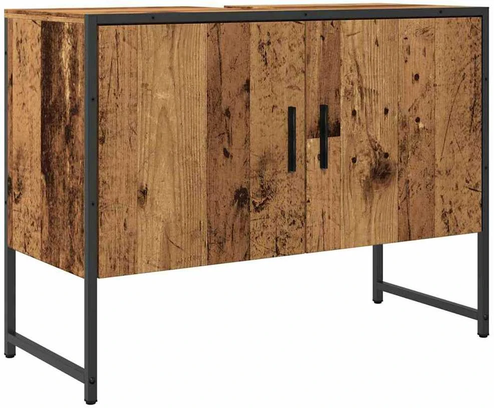 Vonios kambario spintelė, medienos, 80x33x60cm, mediena