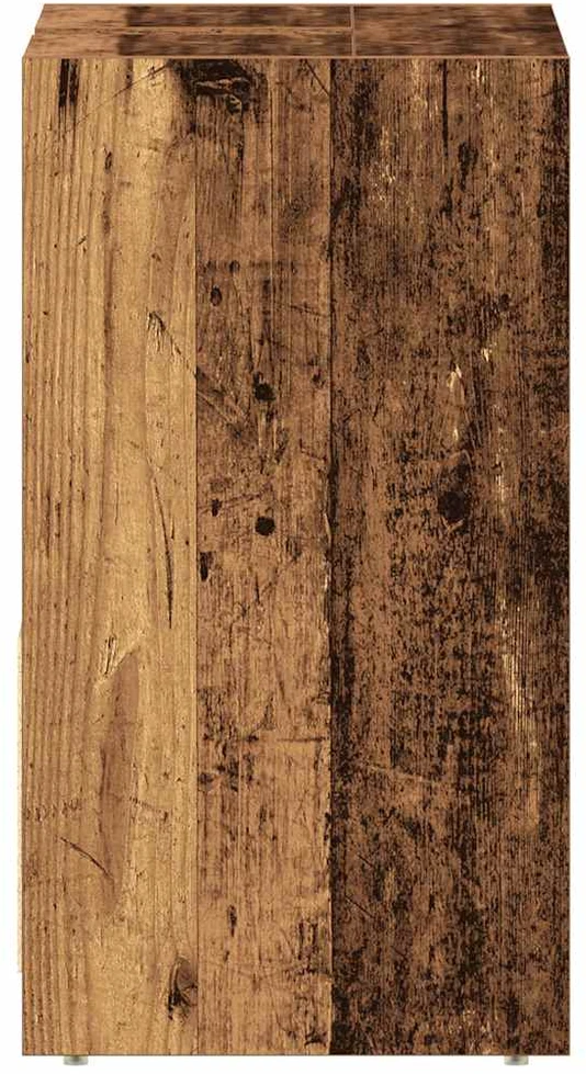 Vonios kambario spintelė, praustuvas, senovinė mediena, 60x33x60 cm, inžinerinė mediena