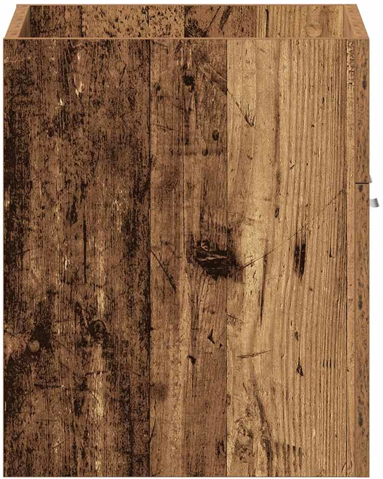 Vonios kambario spintelė, praustuvas, senovinė mediena, 60x38,5x46 cm, inžinerinė mediena