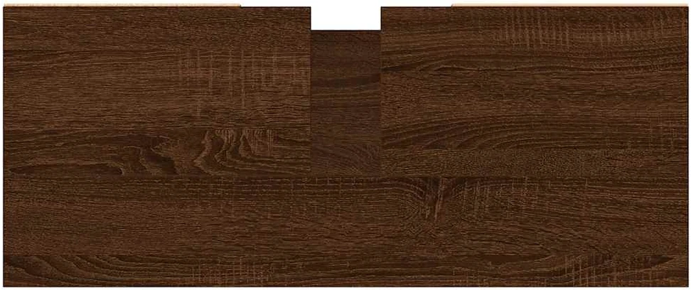Vonios kambario spintelė, ruda ąžuolo, 80x33x60cm, mediena