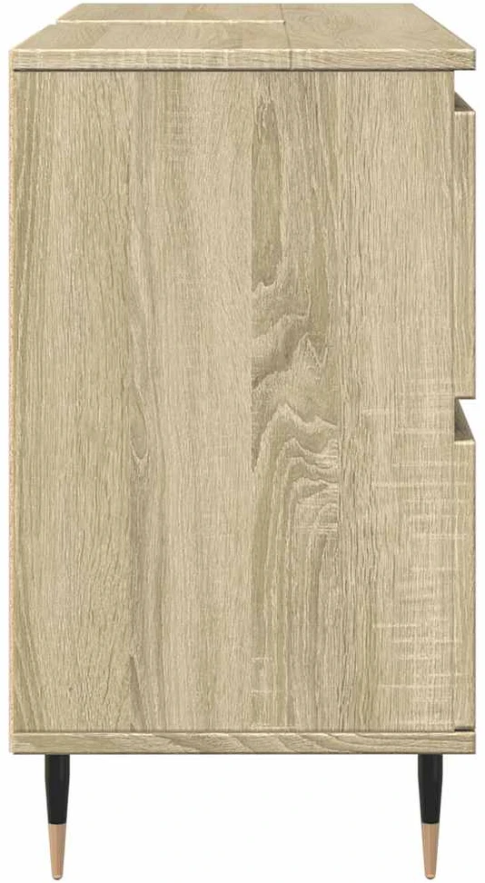 Vonios kambario spintelė, sonoma ąžuolo, 80x33x60cm, mediena