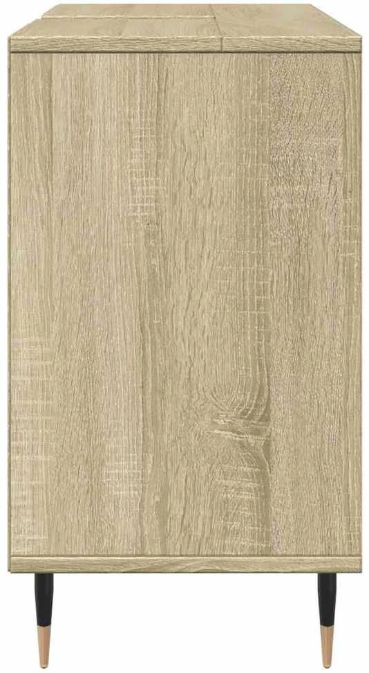 Vonios kambario spintelė, sonoma ąžuolo, 80x33x60cm, mediena