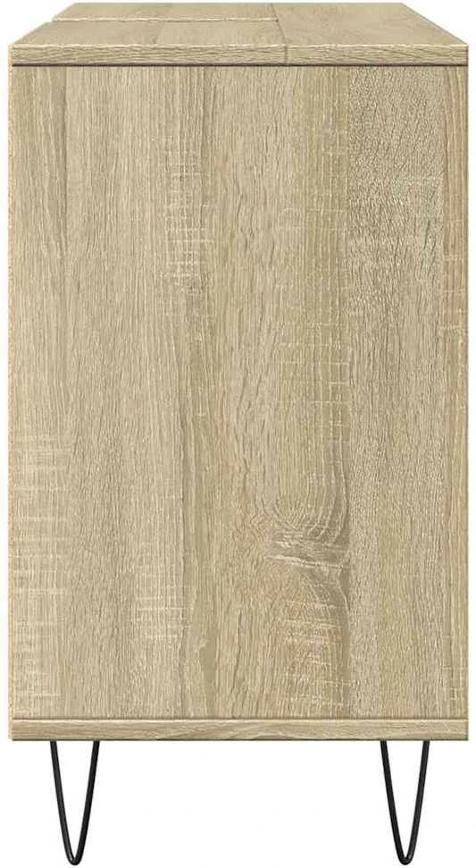 Vonios kambario spintelė, sonoma ąžuolo, 80x33x60cm, mediena