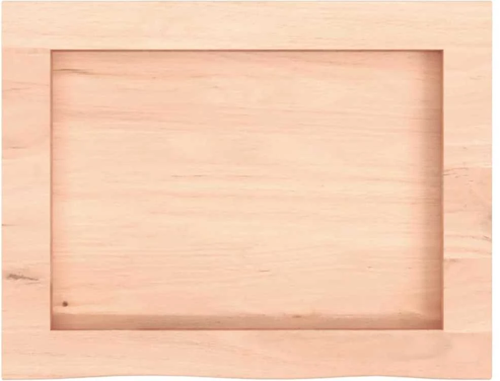Vonios kambario stalviršis, 40x30x(2-4) cm, medienos masyvas