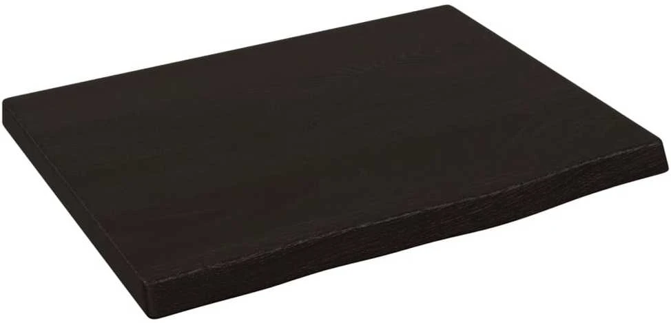 Vonios kambario stalviršis, tamsiai rudas, 40x30x2 cm , mediena