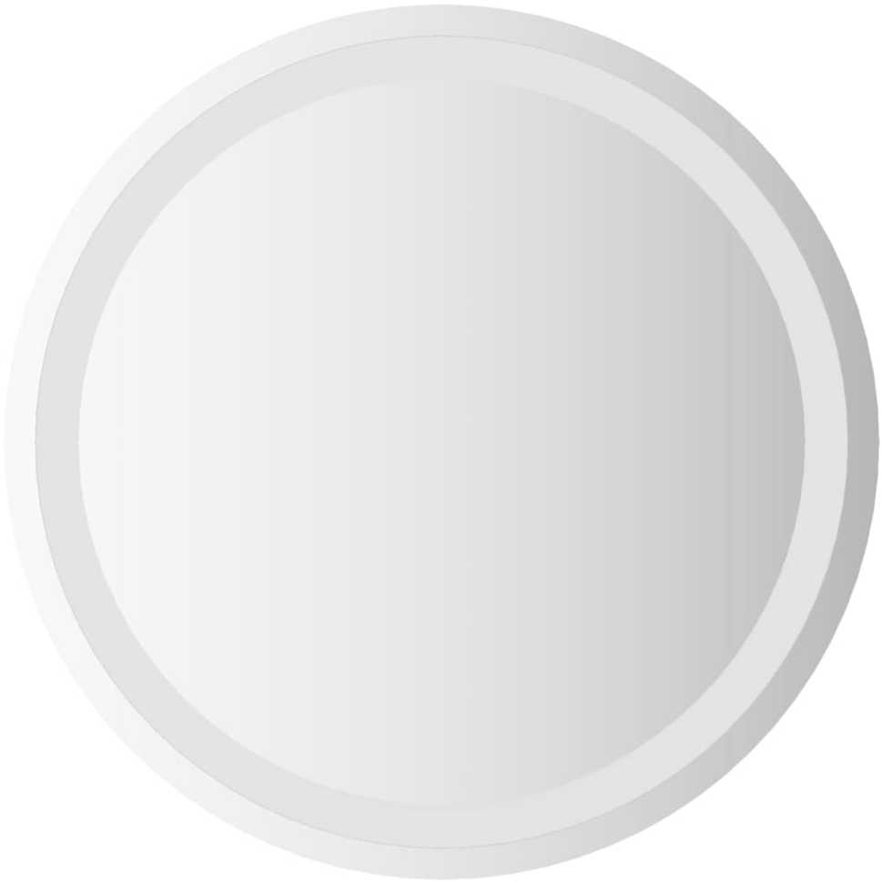 Vonios kambario veidrodis su LED, 50cm, apskritas